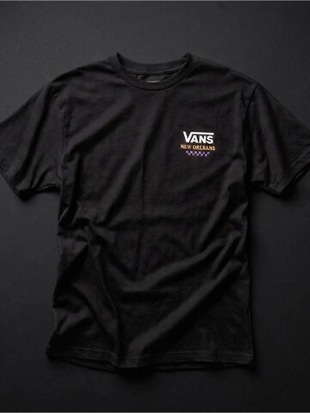 Vans Black New Orleans Logo Short Sleeve Tee